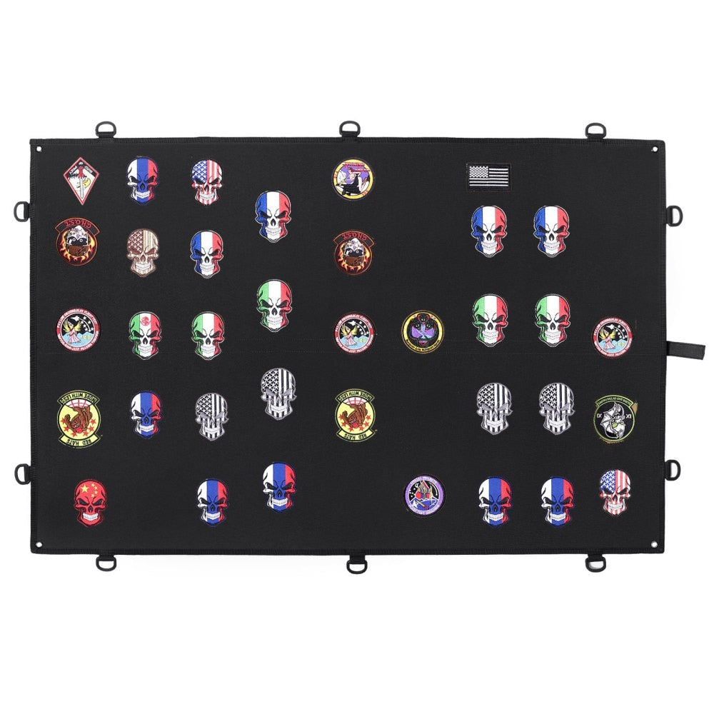 Tactical Patch Display Board, 1000D Nylon, Military Patches Organizer, Best Gift for Military Fans, Tactical Glide