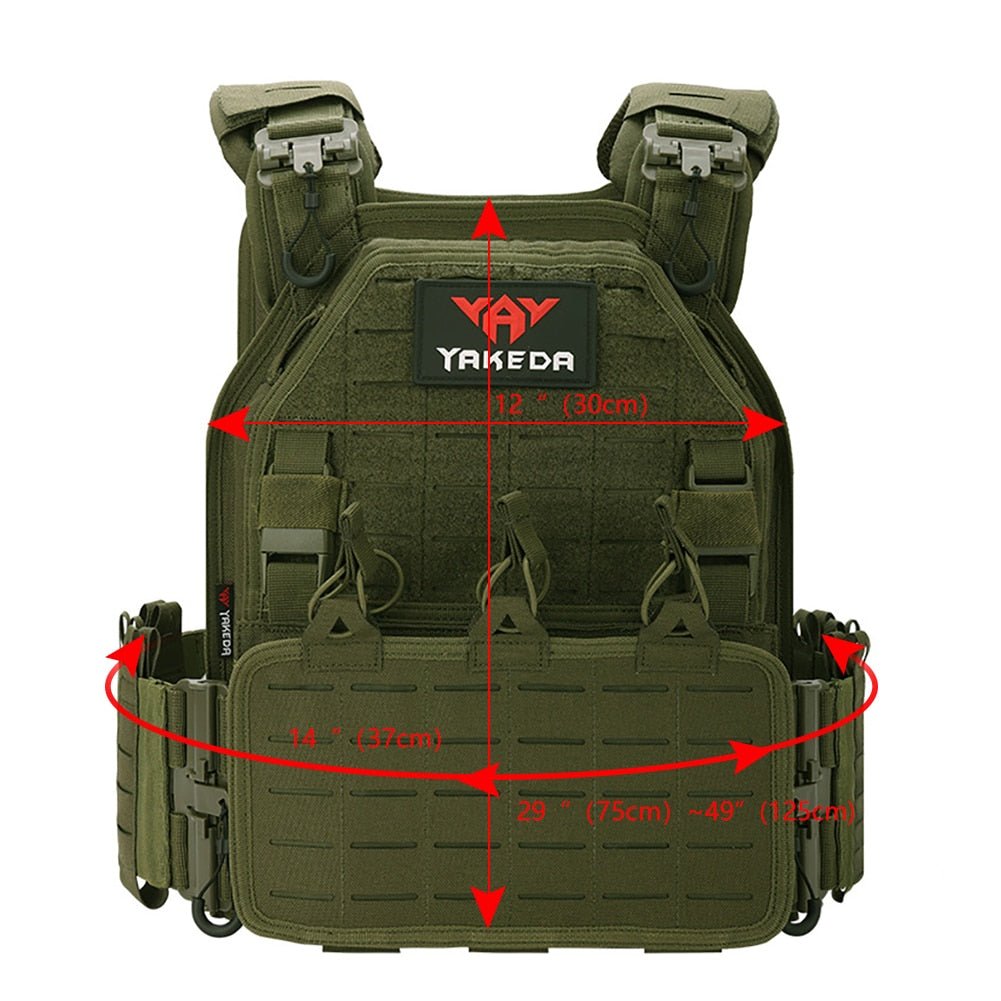 Dropship YAKEDA Plate Carrier Tactical Vest Outdoor Hunting Protective  Adjustable MODULAR Vest For Airsoft Combat Accessories to Sell Online at a  Lower Price