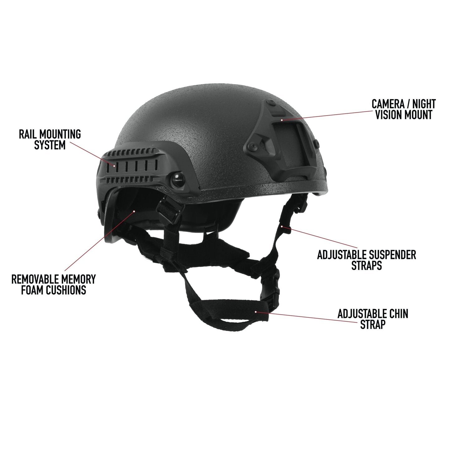 Casco Airsoft Paintball Ajustable Picatiny Enhanced Coyote.