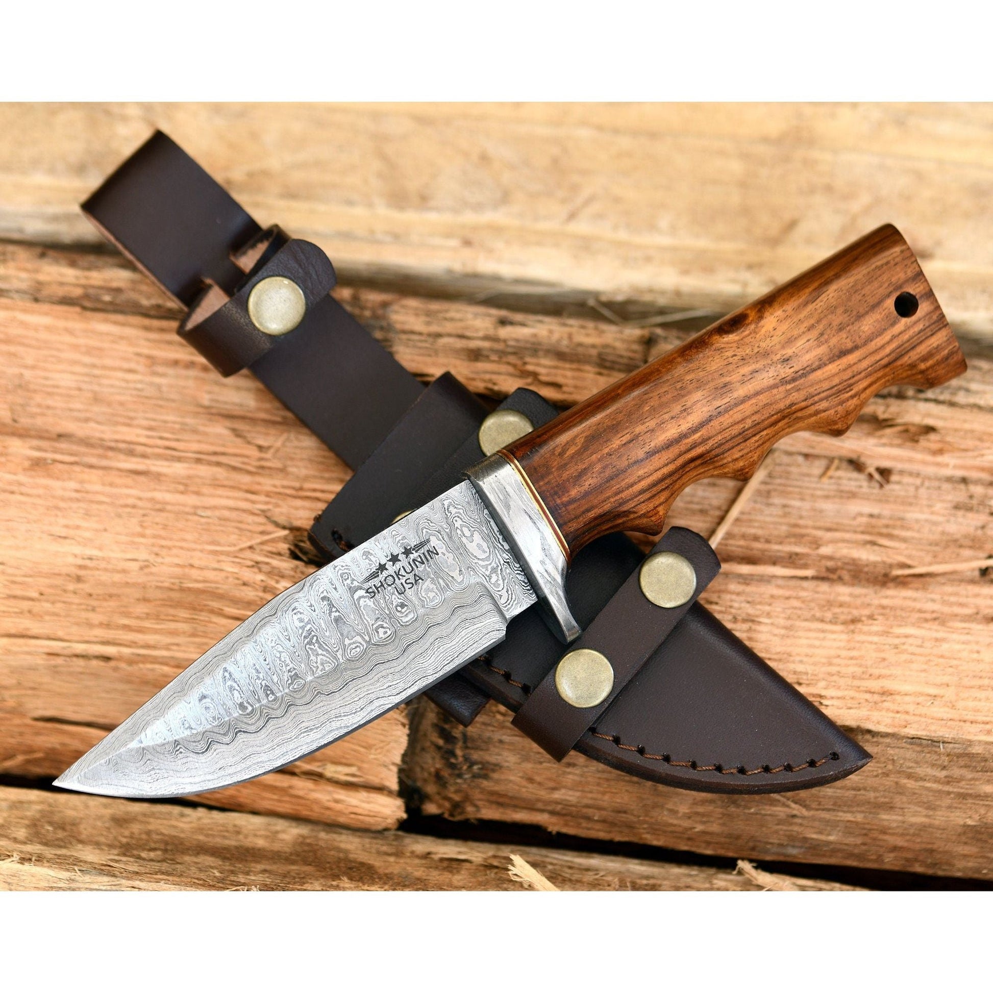 Knife Damascus Survival Tactical Knives
